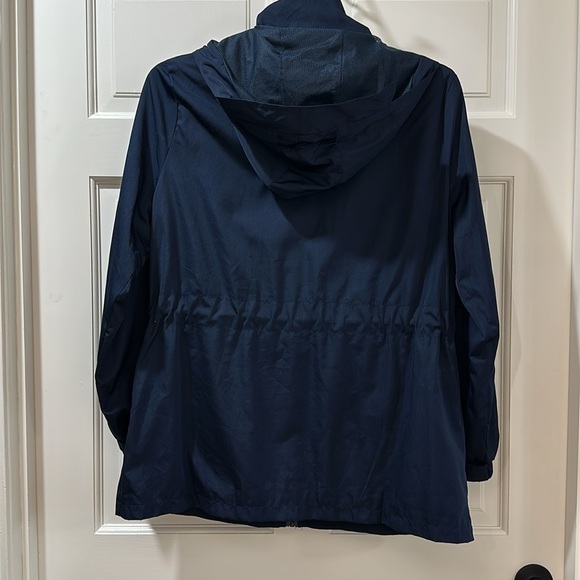 Navy Blue Rain Jacket - Picture 4 of 5